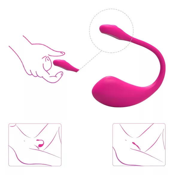 Lovense Lush 2 - App-gesteuertes Vibroei (Pink)