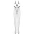 Obsessive N106 - Offener Netz-Overall mit Halsband - Schwarz (S-L)