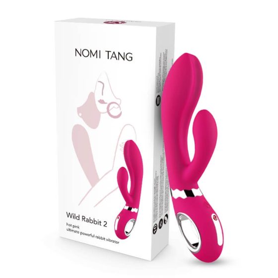 Nomi Tang Wild Rabbit 2 - Akkubetriebener G-Punkt Vibrator mit Klitorisaufsatz (rosa)
