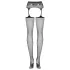 Obsessive S307 - Blumen-Straps-Set - Schwarz (S-L)