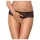 Obsessive Merossa - Strass, offener Damenstring - Schwarz