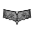 Obsessive Merossa - Strass, offener Damenstring - Schwarz