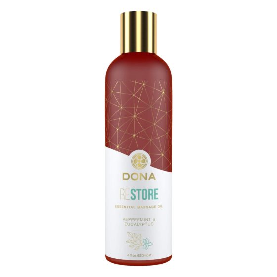 Dona Restore - vegane Massageöl - Pfefferminz-Eukalyptus (120ml)