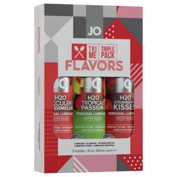 System JO - System Flavors - aromatisiertes Gleitmittel-Set (3 x 30 ml)