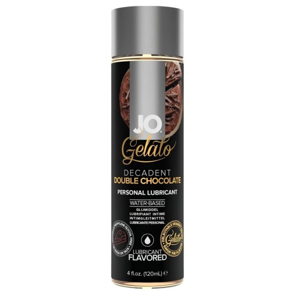 Jo Gelato Doppelschoko - essbares, wasserbasiertes Gleitmittel (120ml)