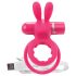 Screaming O Ohare - Akku-Vibrationsring mit Häschen (Pink)