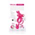 Screaming O Ohare - Akku-Vibrationsring mit Häschen (Pink)