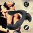 FEELZTOYS Black Jamba - Funkferngesteuerter, wärmender Anal-Vibrator (schwarz)