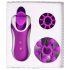 FEELZTOYS Clitella - Wiederaufladbarer Dreh-Oral-Vibrator (Lila)