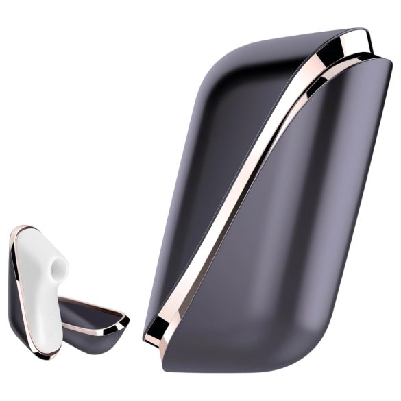 Satisfyer Traveler - Wiederaufladbarer Klitorisstimulator (Schwarz-Weiß)