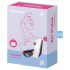 Satisfyer Traveler - Wiederaufladbarer Klitorisstimulator (Schwarz-Weiß)