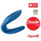 Satisfyer Doppelwal - 2-Motoren Paarvibrator (Blau)