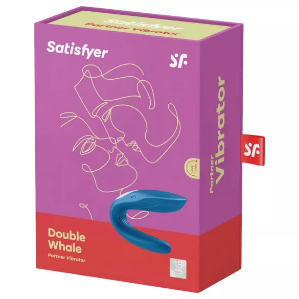 Satisfyer Double Whale - Paarvibrator mit 2 Motoren (blau)