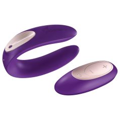  Satisfyer Double Plus Remote - Funkfernbedienung Akkupaarvibrator (Lila)