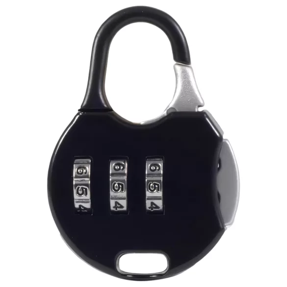 LOCK A WILLY - Silikon Peniskäfig mit Schloss (schwarz)