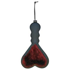 S&M - Herz-Schlagpaddel (rot-schwarz)