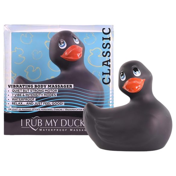 My Duckie 2.0 - wasserdichter Enten-Vibrator (schwarz)