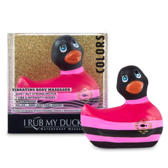 / My Duckie Colors 2.0 - wasserdichter Klitorisvibrator (schwarz-pink)