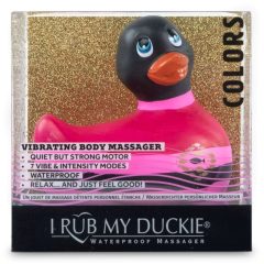   My Duckie Colors 2.0 - wasserdichter Klitoris-Vibrator (schwarz-rosa)
