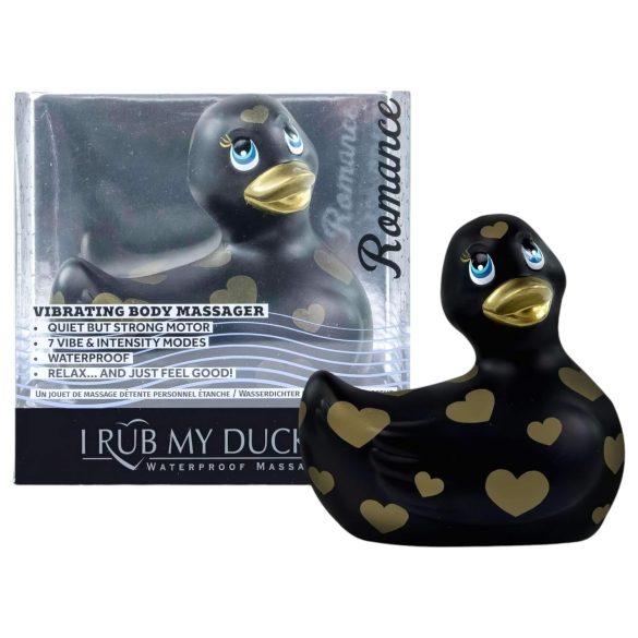 My Duckie Romance 2.0 - Klitorisvibrator (schwarz-gold)