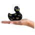 My Duckie Romance 2.0 - Klitorisvibrator (schwarz-gold)