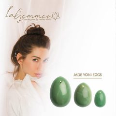 La Gemmes Yoni - Jade Stein Beckenbodenkugel Set (3 Stück)