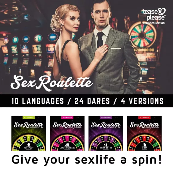 tease & please - Sex Roulette Kinky - Erotisches Roulette-Brettspiel für Paare