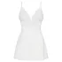 Obsessive 810-BAB-2 - Spitzen Babydoll und String (weiß)