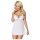 Obsessive 810-BAB-2 - Spitzen-Babydoll & String (Weiß) - L/XL