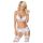 Obsessive 810-SEG-2 - Verführerisches Spitzen-Lingerie-Set (Weiß)