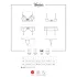 Obsessive Wonderia - besticktes Spitzen-Set (schwarz) - L/XL