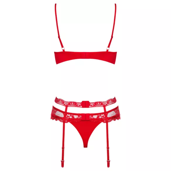 Obsessive Heartina - Dessous-Set (Rot)