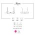 Obsessive Miamor - Spitzen-BH (schwarz) - L/XL