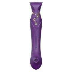   ZALO Queen - akkubetriebener Impulswellen-G-Punkt- und Klitoris-Vibrator (lila)