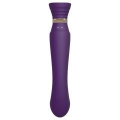   ZALO Queen - akkubetriebener Impulswellen-G-Punkt- und Klitoris-Vibrator (lila)