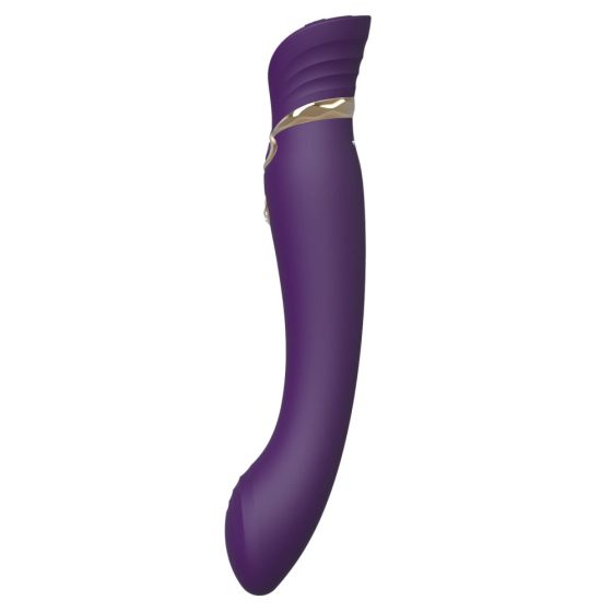 ZALO Queen - akkubetriebener Impulswellen-G-Punkt- und Klitoris-Vibrator (lila)