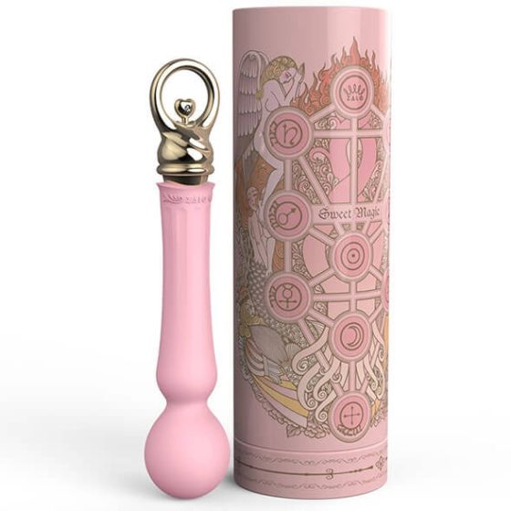 ZALO Confidence Heating Wand - Akkubetriebener, luxuriöser Massagervibrator (pink)