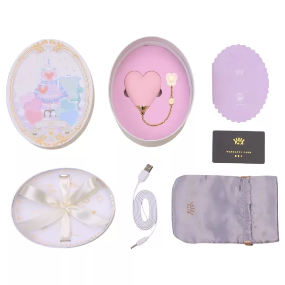 ZALO Baby Heart - intelligenter wasserdichter Klitorisvibrator (violett)