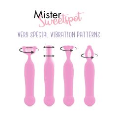   FEELZTOYS Herr Sweetspot - Akkubetriebener, wasserdichter Klitorisvibrator (rosa)