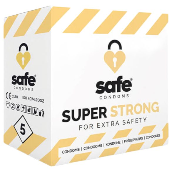 SAFE Super Stark - extra starke Kondome (5 Stück)