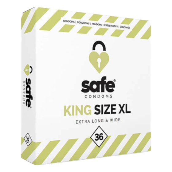 SAFE King Size XL - Extra große Kondome (36 Stück)