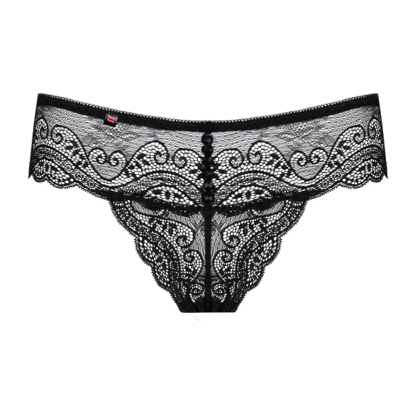 Obsessive Miamor - Edelstein-Spitzenstring für Damen (schwarz)