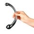 Le Wand - beidseitiger Edelstahl-Dildo (Silber)