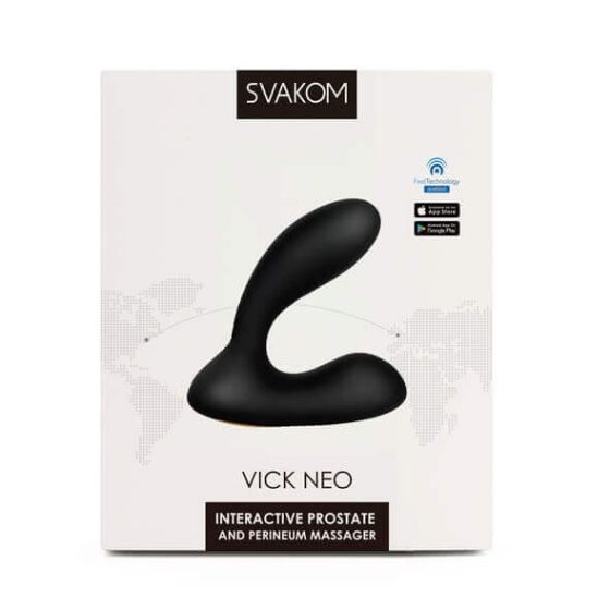 Svakom Vick Neo - wiederaufladbarer VR Anal Vibrator (schwarz)