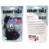 / FEELZTOYS Bunny Tails - Metall Analplug mit Hasenschwanz (Silber-Schwarz)