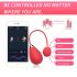 Magic Motion Sundae - Smart, akkubetriebenes Vibro-Ei (rot)