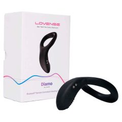   LOVENSE Diamo - intelligenter, akkubetriebener Vibrations-Penisring (schwarz)