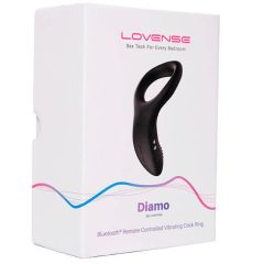   LOVENSE Diamo - intelligenter, akkubetriebener Vibrations-Penisring (schwarz)