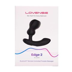   LOVENSE Edge 2 - intelligenter wiederaufladbarer Prostata-Vibrator (schwarz)