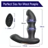 Aixiasia Hiross - drehbarer Anal-Vibrator (schwarz)